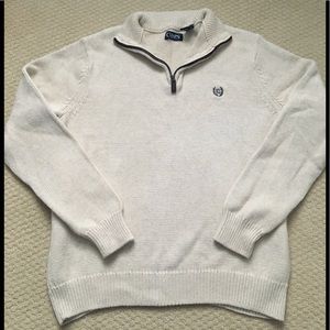 Chaps 1/4 zip sweater
